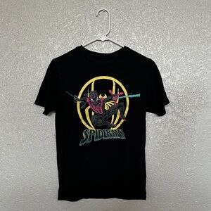 Marvel Black Spider-Man Short Sleeve Tee